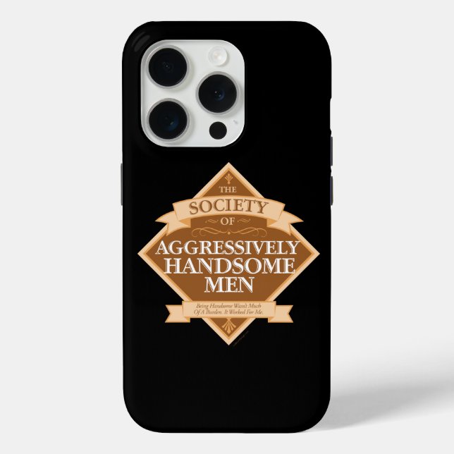 Society of Aggressively Handsome Men Case-Mate iPh iPhone Case (Back)