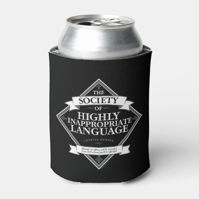 Society of Highly Inappropriate Language Can Cooler (Can Front)