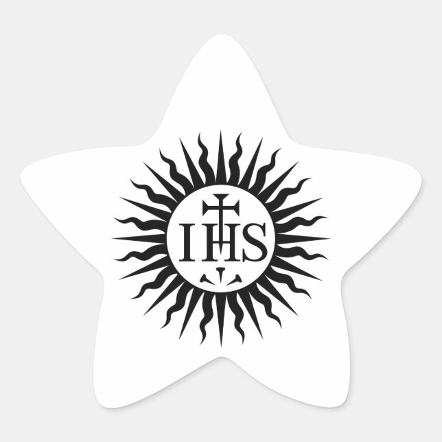 Society of Jesus (Jesuits) Star Sticker (Front)