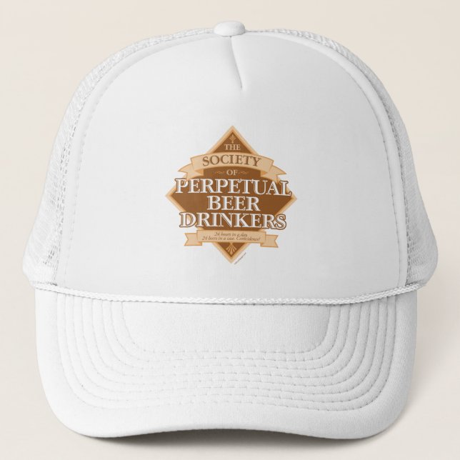 Society of Perpetual Beer Drinkers Trucker Hat (Front)
