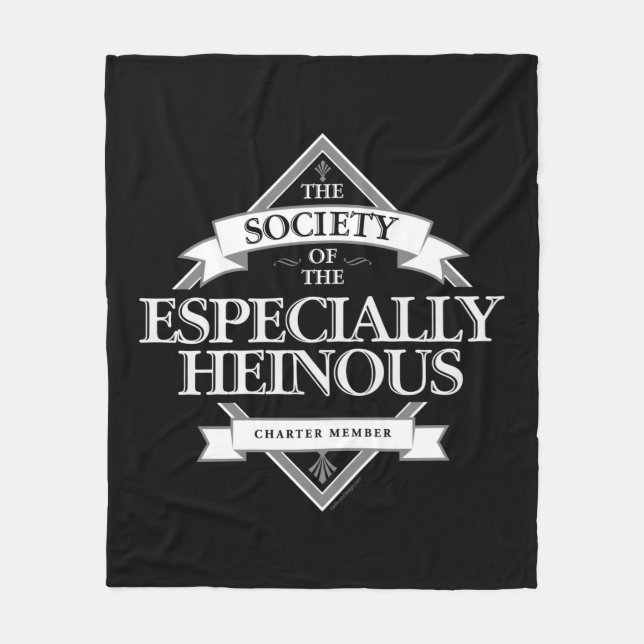 Society of The Especially Heinous Fleece Blanket (Front)