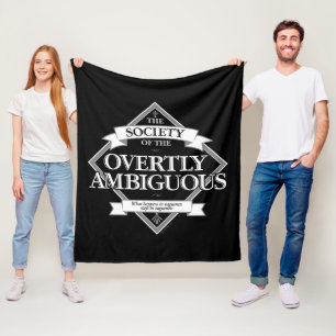 Society of The Overtly Ambiguous Fleece Blanket