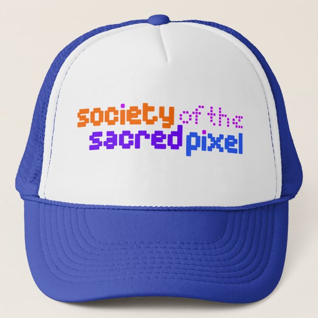 Society of the Sacred Pixel Trucker Hat (Front)
