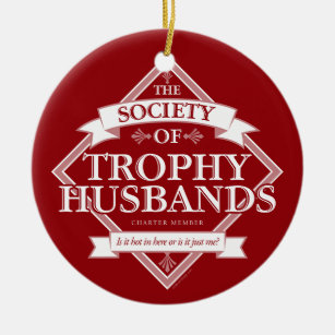 Society of Trophy Husbands Ceramic Tree Decoration