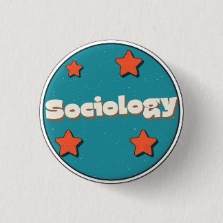 Sociology 3 Cm Round Badge