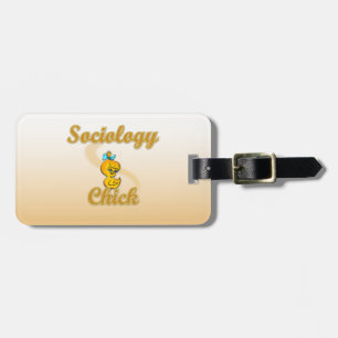 Sociology Chick Luggage Tag