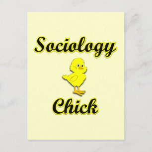 Sociology Chick Postcard