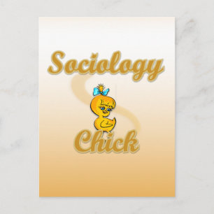 Sociology Chick Postcard