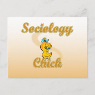 Sociology Chick Postcard