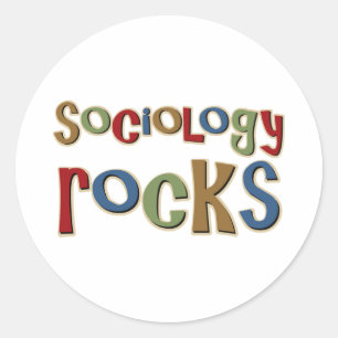 Sociology Rocks Classic Round Sticker