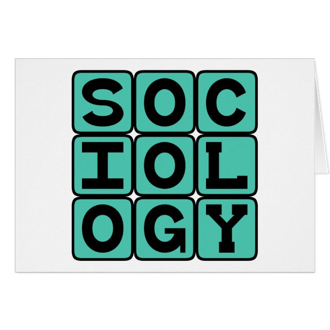 Sociology, The Study of Human Behaviour (Front Horizontal)