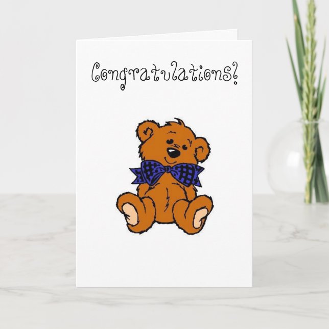 Sociopath Baby Shower Card (Front)