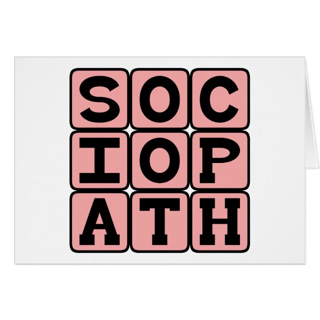 Sociopath, Jerky Individual (Front Horizontal)