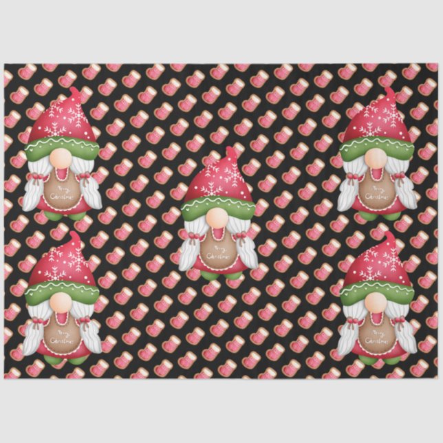 Sock Gnome Customise Colour Tissue Paper (Front)