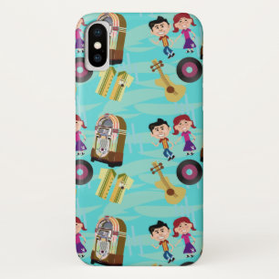 Sock Hop Fun Time iPhone X Case