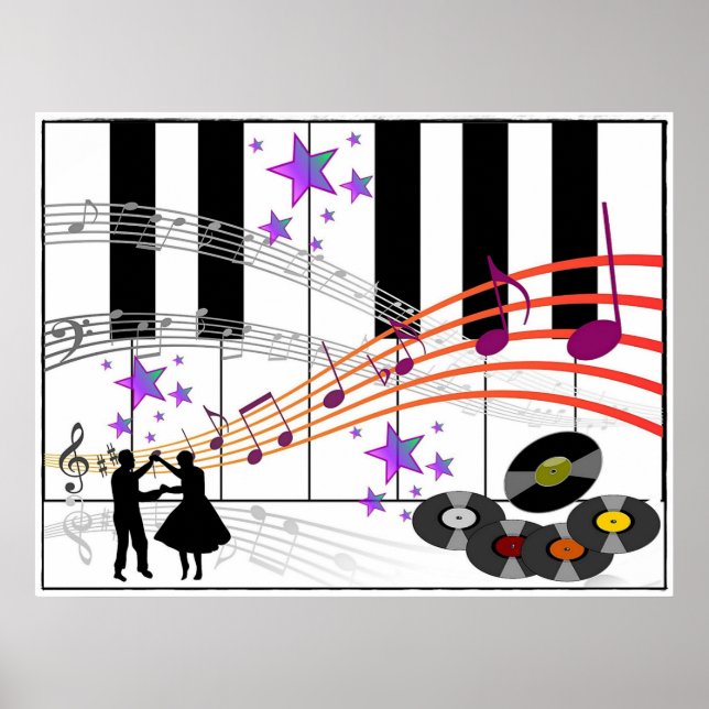 Sock Hop Nostalgia Poster (Front)