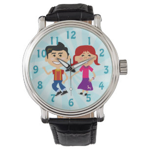 Sock Hoppin Fifties Kids Fun Time Art Watch