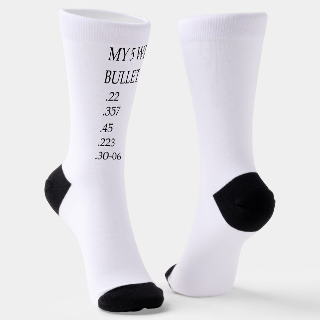 Sock it to my 5 weekly bullet points! (Angled)