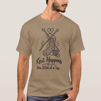 Sock Knitter Stitch by Stitch T-Shirt