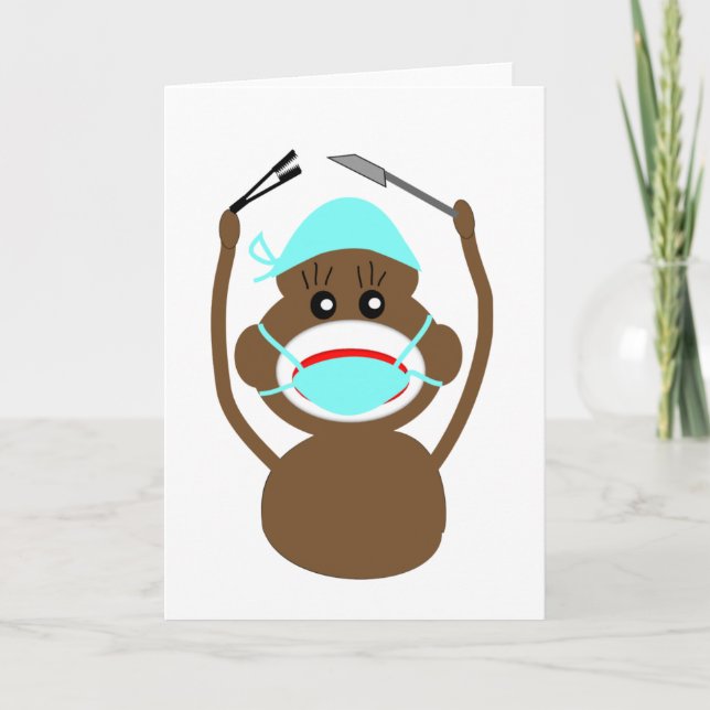 Sock Money General Surgery---Adorable Card (Front)