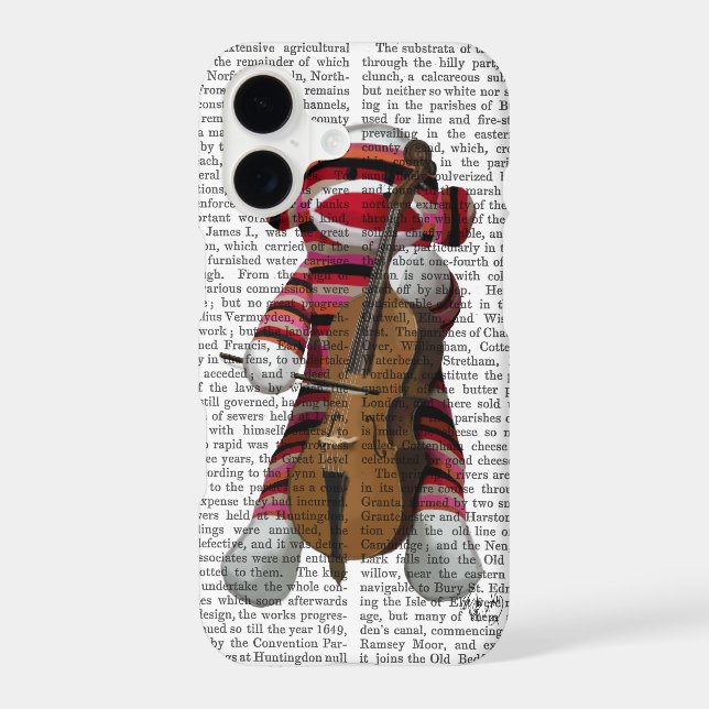 Sock Monkey and Cello (Back)