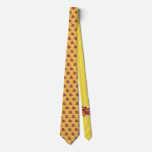 Sock Monkey and Teddy Bear Tie