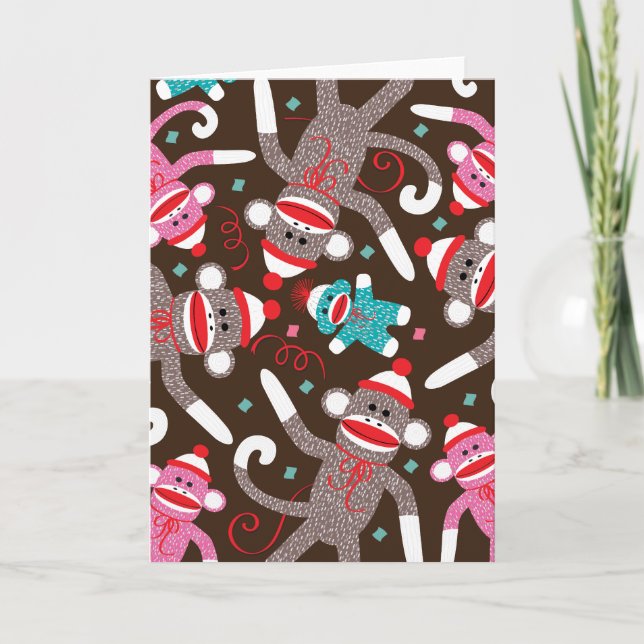 Sock Monkey Card (Front)
