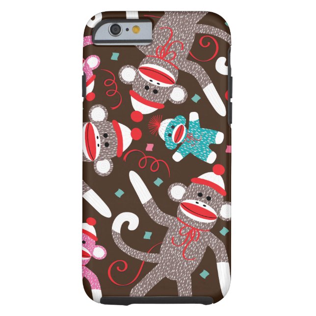 Sock Monkey Cell Phone Case (Back)