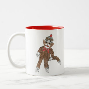 Sock Monkey coffee mug