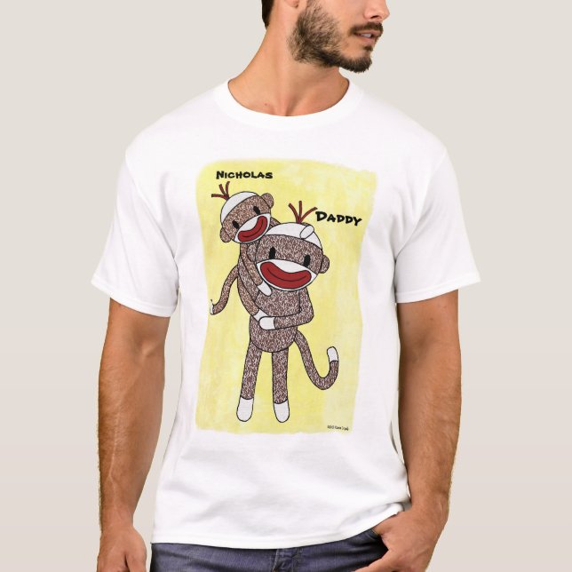 Sock Monkey Daddy 01 Shirt (Front)