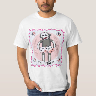 Sock Monkey Dice T-Shirt
