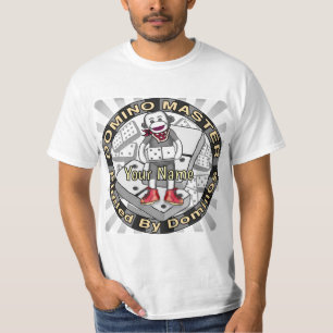 Sock Monkey Domino Master T-Shirt