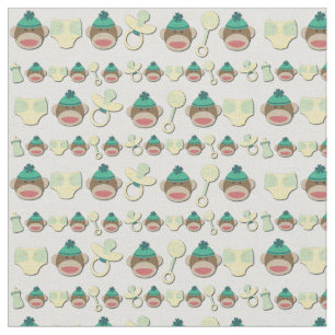 Sock Monkey Fabric