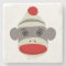 Sock Monkey Face Stone Coasters