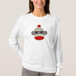 Sock Monkey Face T-Shirt