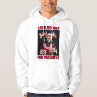 Sock Monkey for President white