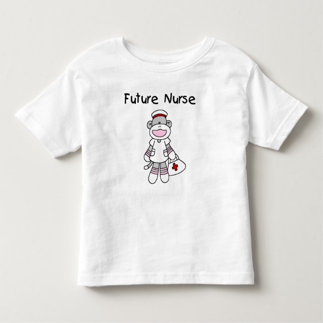 Sock  Monkey Future Nurse T-shirts and Gifts (Front)