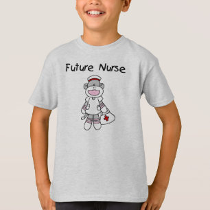 Sock  Monkey Future Nurse T-shirts and Gifts