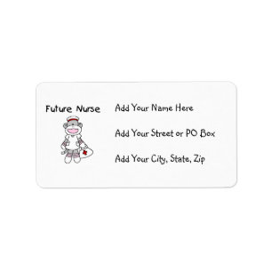 Sock Monkey Future Nurse T-shirts and Gifts Label
