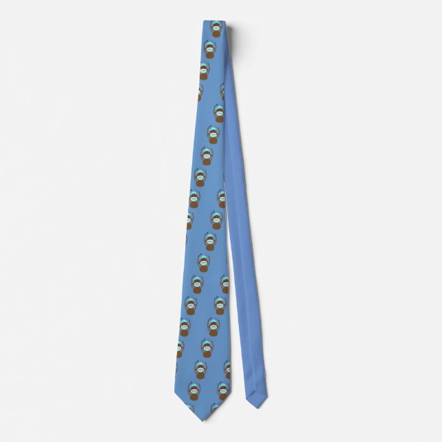 Sock Monkey General Surgeon  Tie (Front)