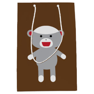 Sock Monkey Gift Bag