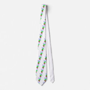 Sock Monkey "I EAT SMALL CHILDREN" Tie