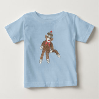 Sock Monkey infant creeper