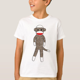 Sock Monkey Kids Sweatshirt T-Shirt