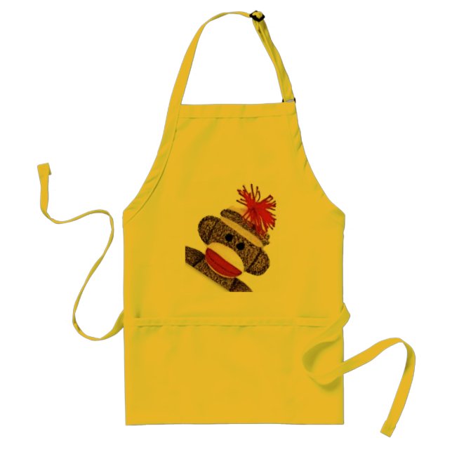 Sock Monkey merchandise products gifts Standard Apron (Front)