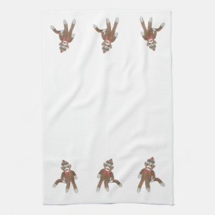 Sock Monkey MoJo Kitchen towel