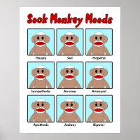 Sock Monkey Moods