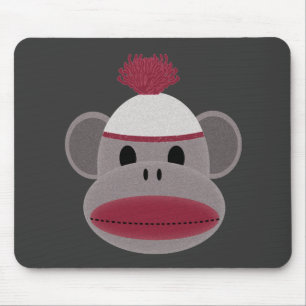 Sock Monkey Mouse Pad
