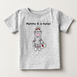 Sock Monkey Mummy Nurse T-shirts and Gifts