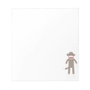 Sock Monkey Notepad